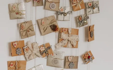 Adventskalender selber machen Anleitung DIY Ideen