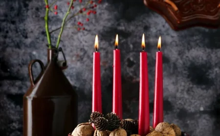 Adventskranz in Kuchenform