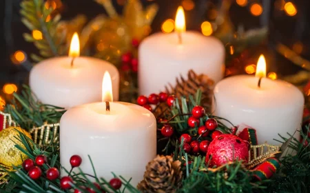 adventskranz in weiß inspiration