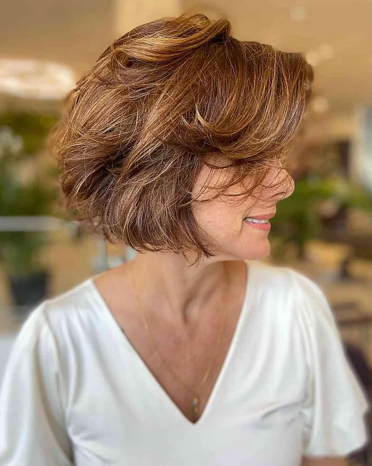 bob frisuren für dickes welliges haar ab 50 bilder und inspirationen