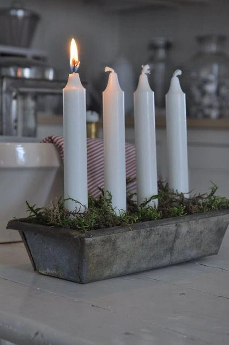 DIY-Adventskranz - Anleitung