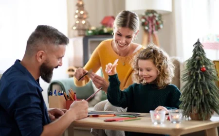 Malen in der Adventszeit macht Kindern und Erwachsenen Spaß