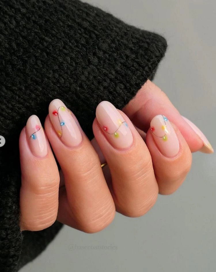 Nailart mit Lichterketten