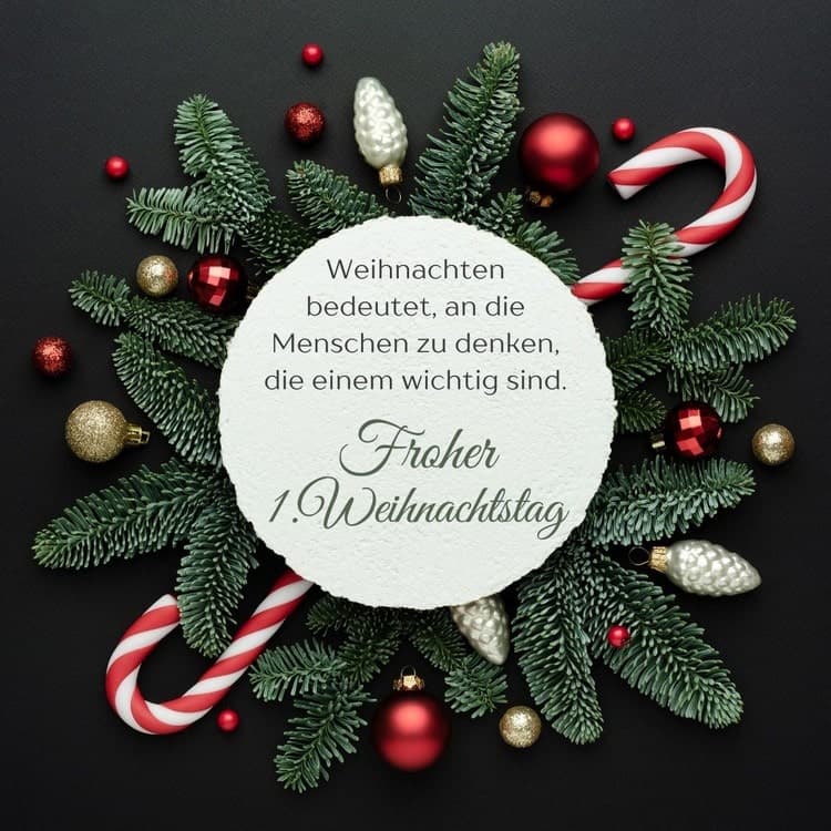 An Weihnachten denkt man an die Menschen, die einem wichtig sind