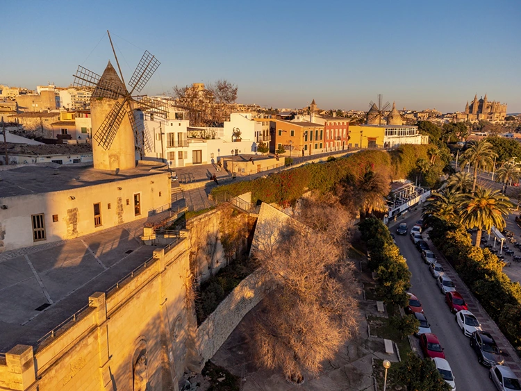 der mühlenviertel auf mallorca