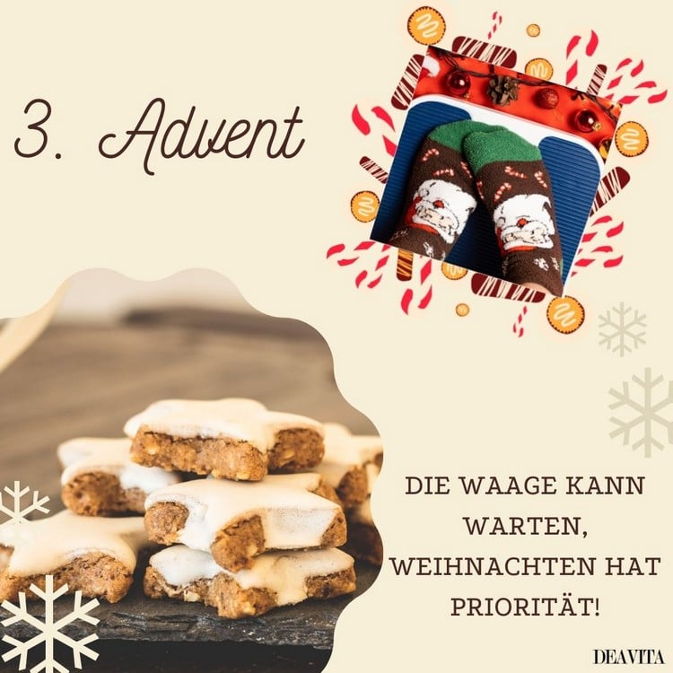 Die Waage kann warten, Weihnachten hat Priorität