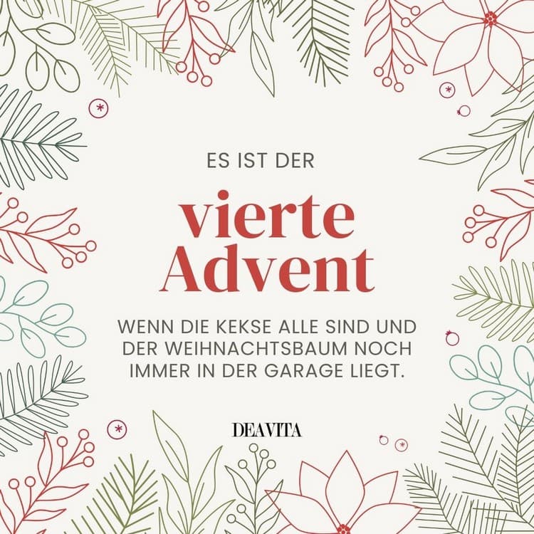 Es ist der vierte Adventssonntag, wenn die Kekse alle sind