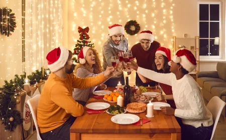 fröhliche weihnachtsrunde ein abend voller lachen und guter stimmung