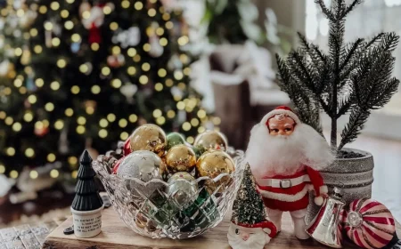 glasschale weihnachtlich dekorieren