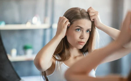 Haare waschen mit Shampoo richtig gegen Schuppen