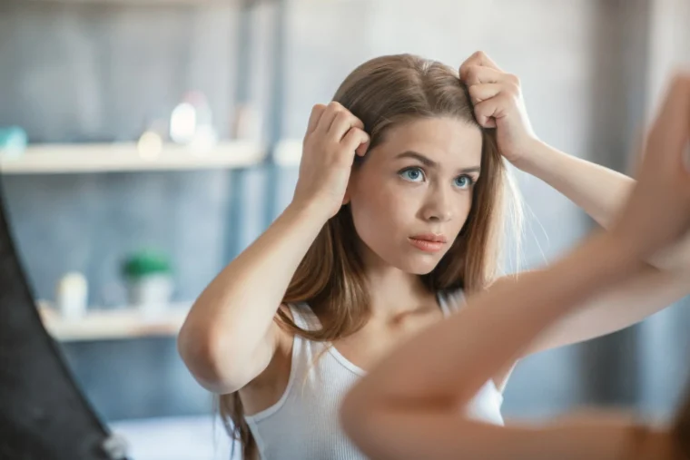 Haare waschen mit Shampoo richtig gegen Schuppen