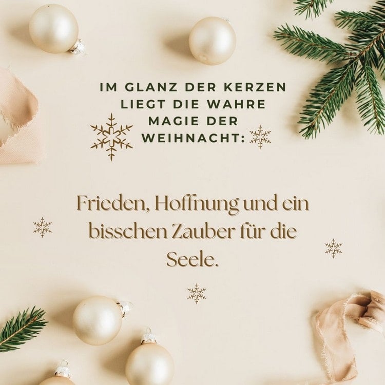 Im Glanze der Kerzen liegt die wahre Magie der Weihnacht