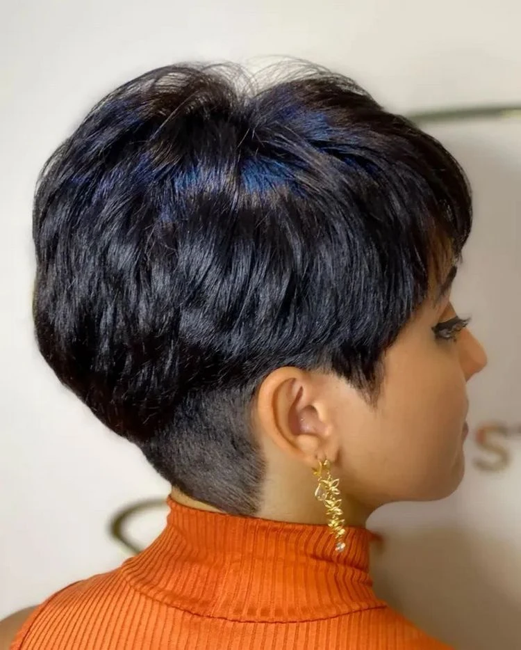 kurzer trendfrisur mit undercut