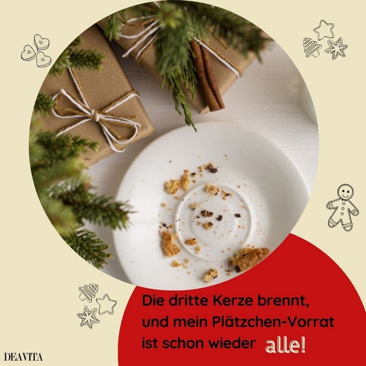 Lustige Bilder zum 3. Advent - Mein Plätzchen-Vorrat ist schon wieder alle