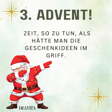 Zeit, so zu tun, als hätte man die Geschenkideen im Griff