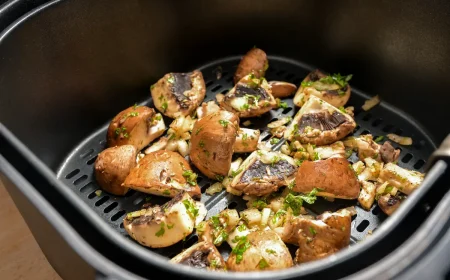 champignons im airfryer zubereiten