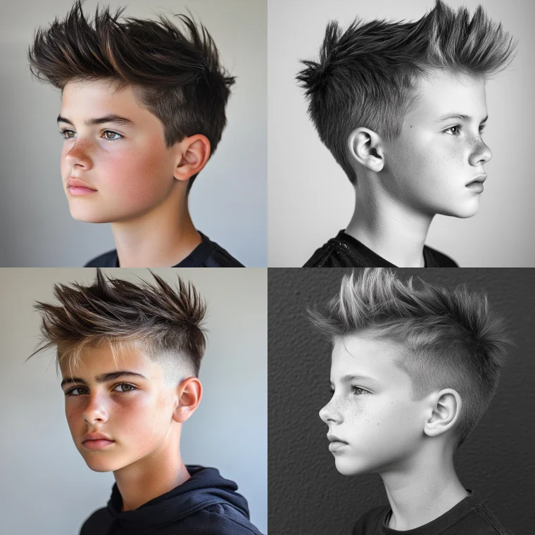 faux hawk trendige frisuren für jungs ab 12 das perfekte styling für teenager finden mit diesen ideen