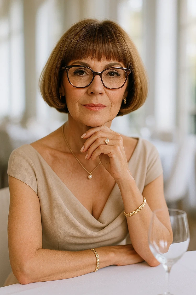 frisuren 2025 frauen ab 60 french bob