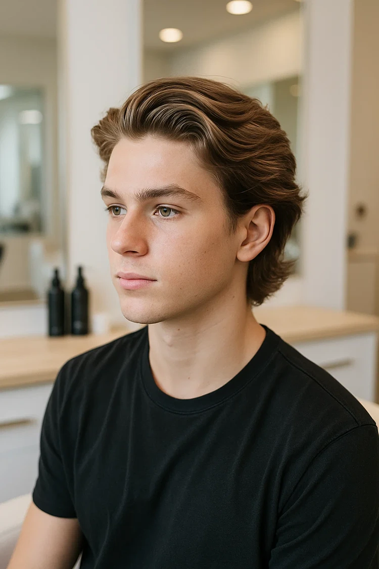 halblang coole jungs frisuren mittellang bro flow