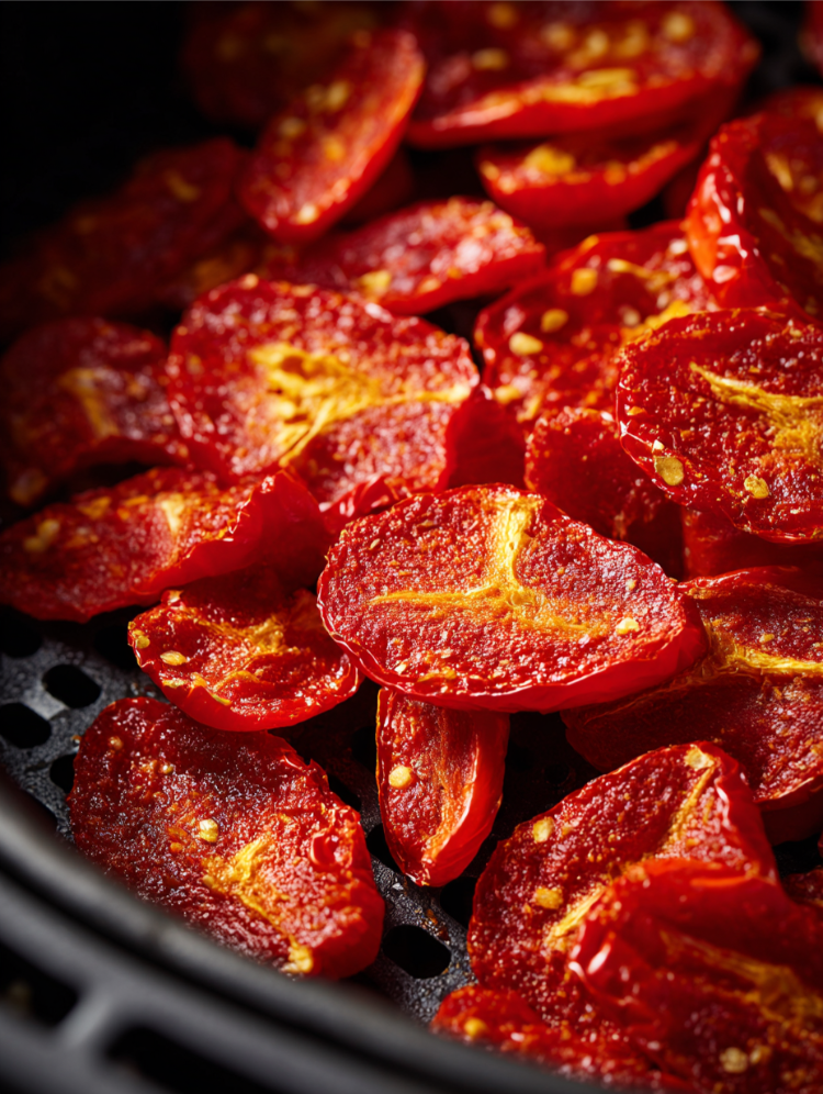 paprika in der heißluftfritteuse trocknen