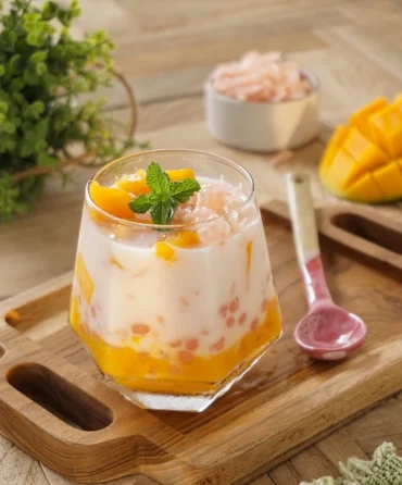 pomelo mango sago selber machen