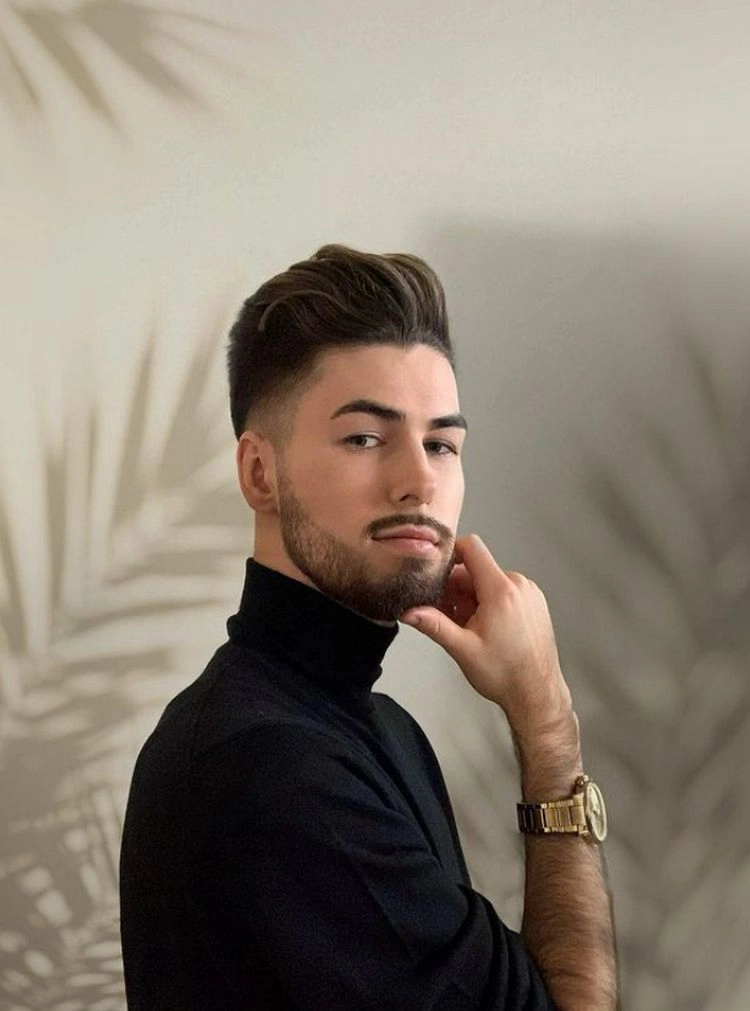 pompadour frisur 2025 für herren ideen für cooles styling