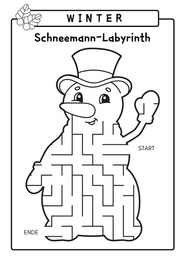 schneemann labyrinth