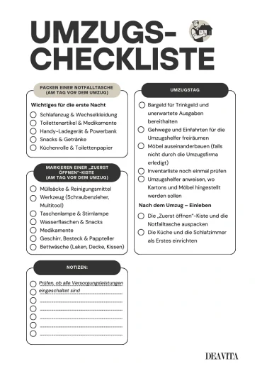 umzugscheckliste seite 2