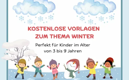 winter vorlagen spielen