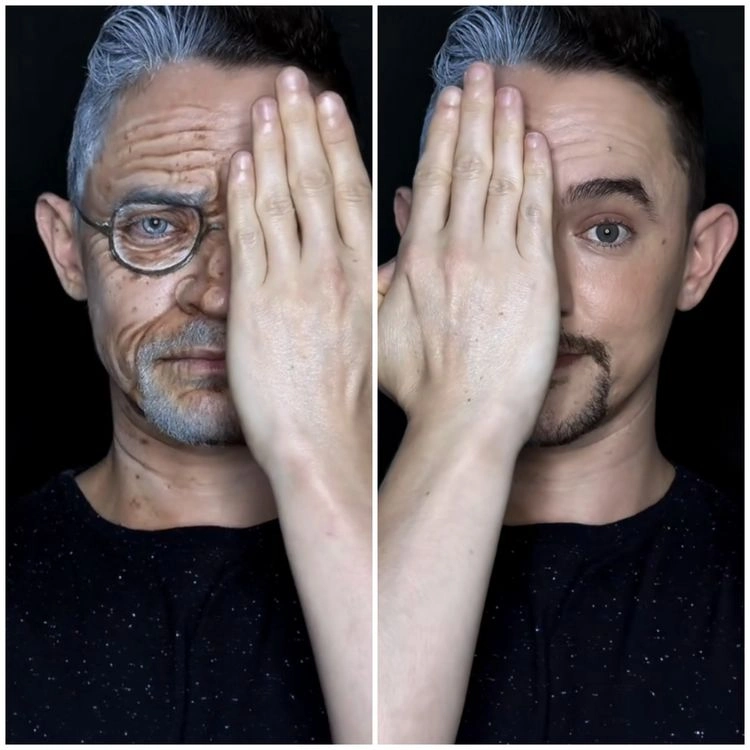 Als Opa schminken für fasching Tutorial