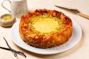 baklava käsekuchen mit pistacchio