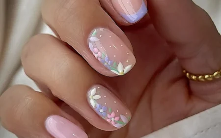 blümchen nude rosa und pastelllila