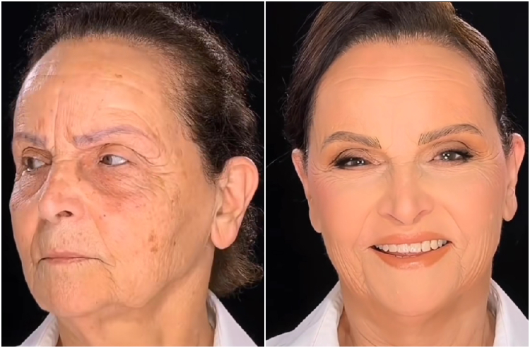 falten mit make up kaschieren ab 60