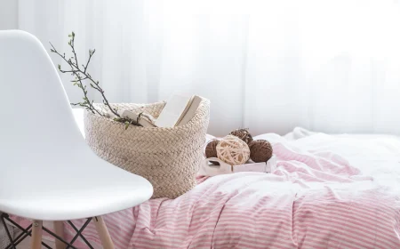 Februar-Dekoration in zarten Pastelltönen gestalten