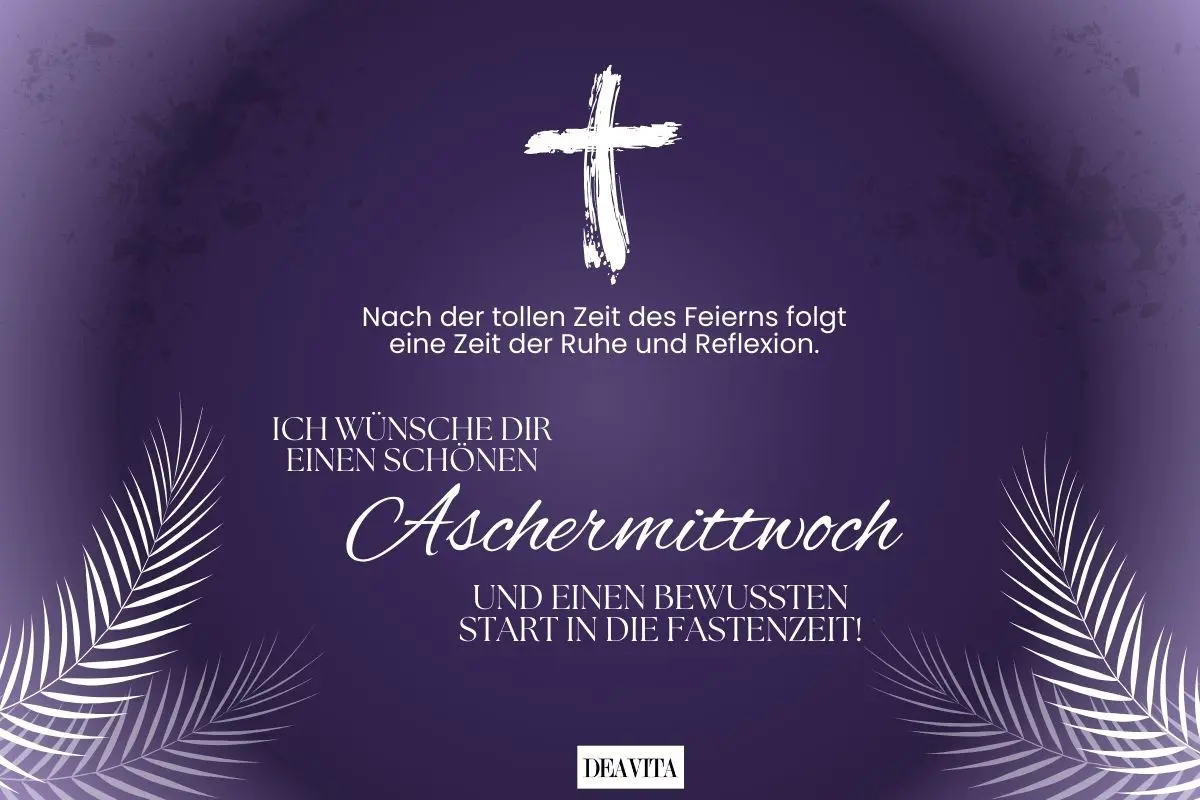 Grüße zum Aschermittwoch - Einen guten Start in die Fastenzeit