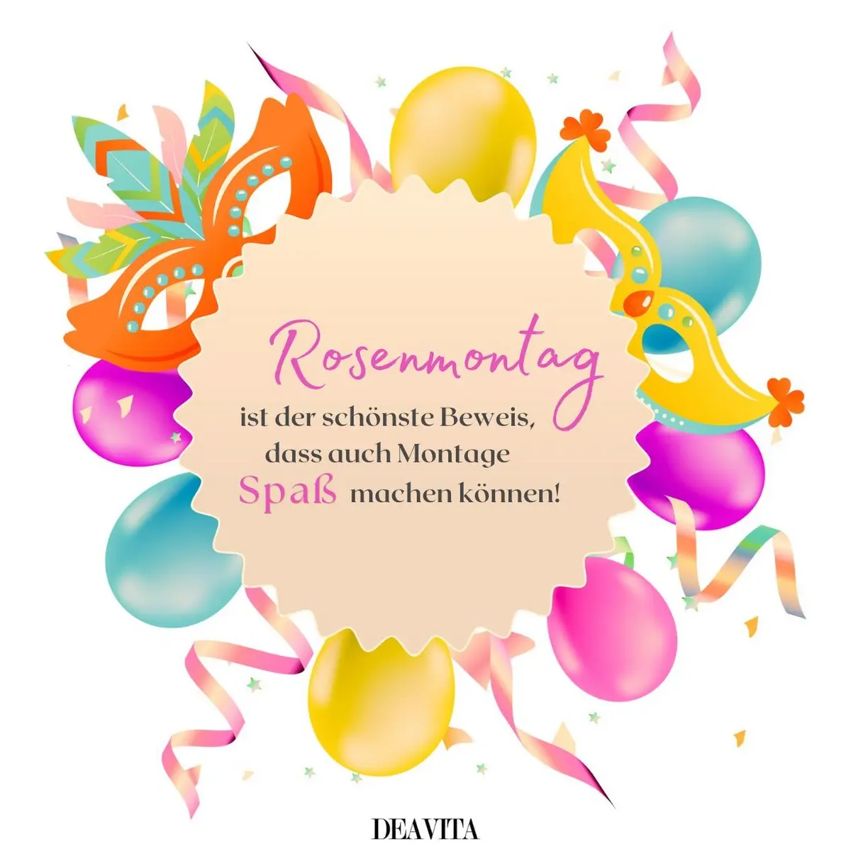 Grüße zum Rosenmontag - Der schönste Beweis, das Montage auch Spaß machen können