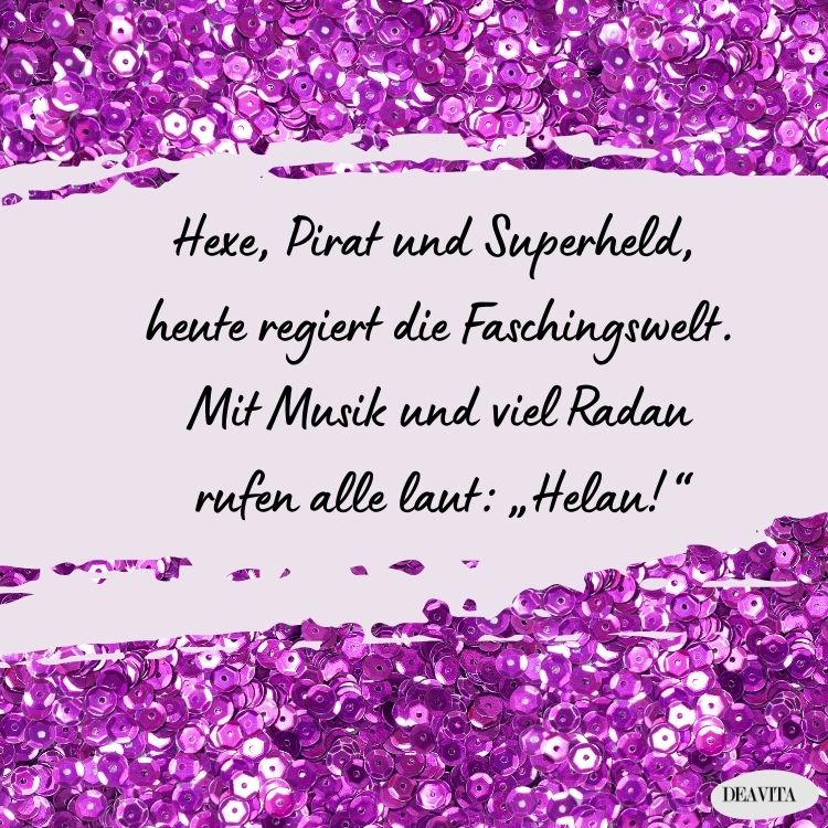 karneval gedicht kurz für kinder