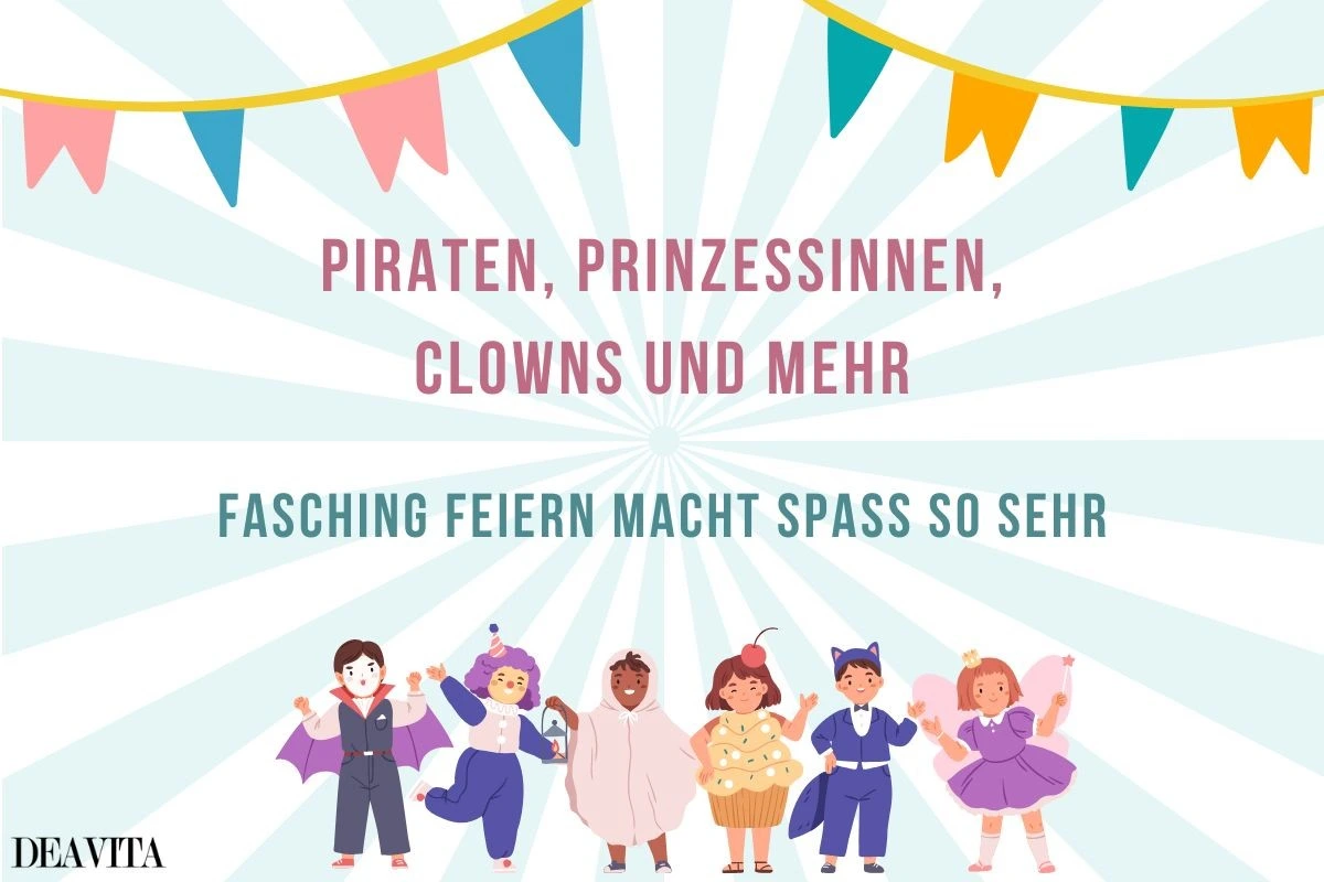 Lustige Fasching-Sprüche für Kinder zum Weitersenden oder Ausdrucken