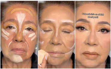 mit contouring falten abdecken