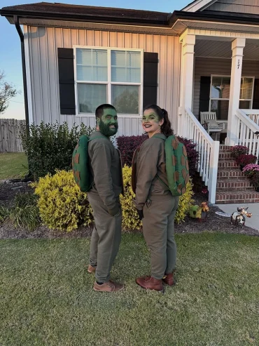 schildkröten kostüme erwachsene selber machen für paar