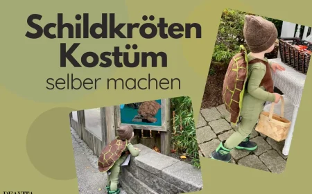 schildkröten kostüm für kinder einfach selber machen