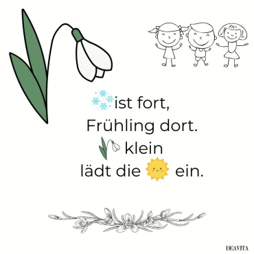 schneeglöckchen gedicht kurz für kindergarten