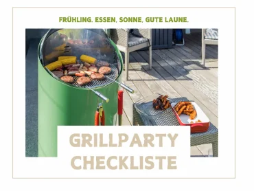 checkliste grillparty im frühling