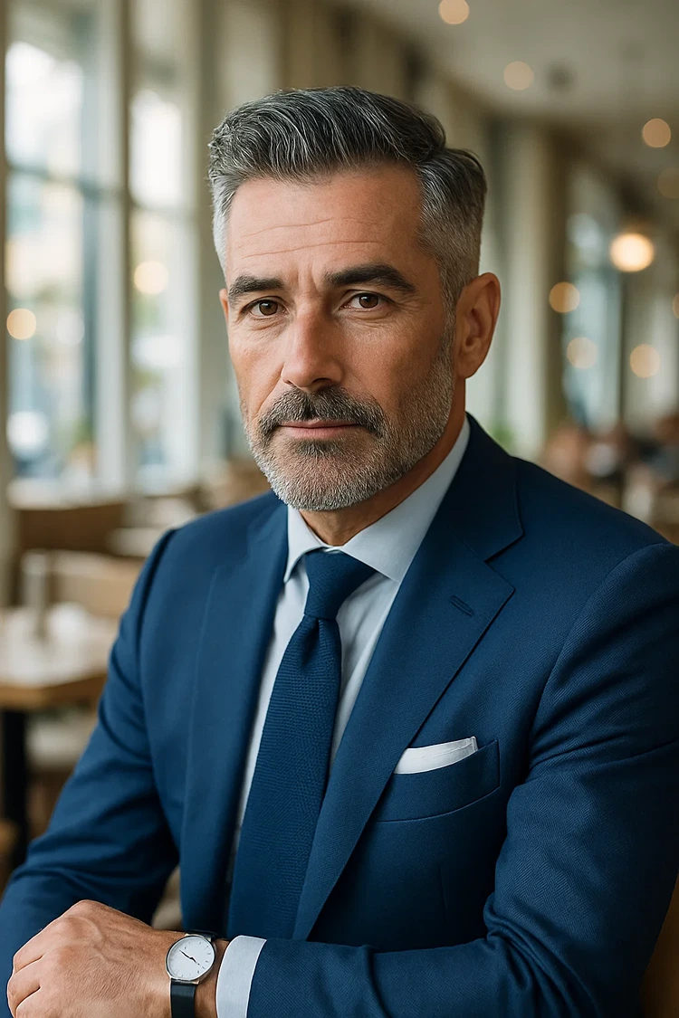 herren haarschnitt kurz ab 50