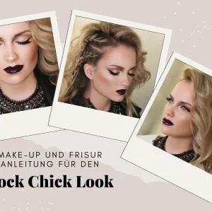 rock chick look makeup und frisur anleitung