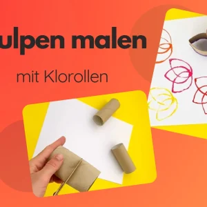 tulpen malen mit klorollen und acrylfarben (2)