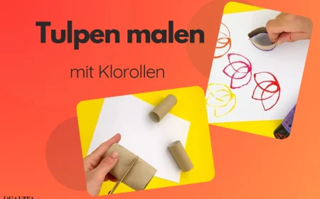 tulpen malen mit klorollen und acrylfarben (2)