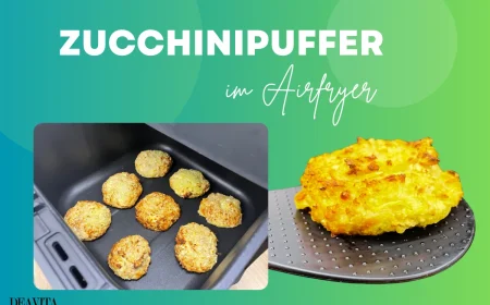 zucchinipuffer aus der heissluftfritteuse rezept