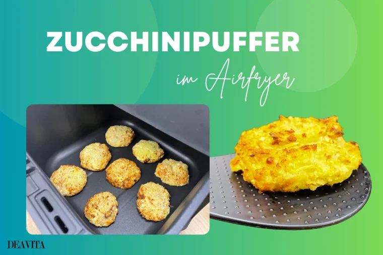 zucchinipuffer aus der heissluftfritteuse rezept