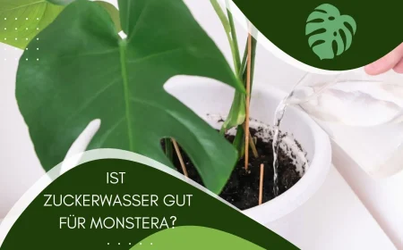 Zuckerwasser gut oder schlecht für Monstera